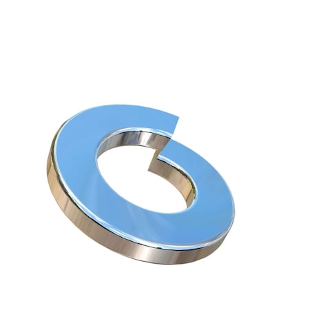 Allied Titanium Split Lock Washer, For Screw Size M6 Titanium 0000920